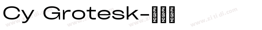 Cy Grotesk字体转换 Cy Grotesk字体转换
